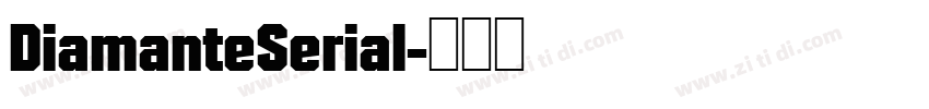DiamanteSerial字体转换