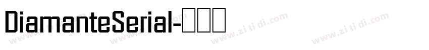 DiamanteSerial字体转换