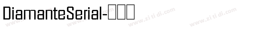 DiamanteSerial字体转换