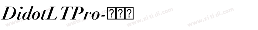 DidotLTPro字体转换