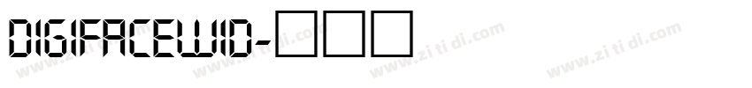 DigifaceWid字体转换 DigifaceWid字体转换