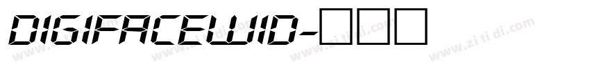 DigifaceWid字体转换 DigifaceWid字体转换