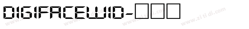 DigifaceWid字体转换 DigifaceWid字体转换