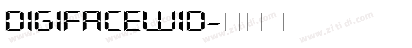 DigifaceWid字体转换 DigifaceWid字体转换