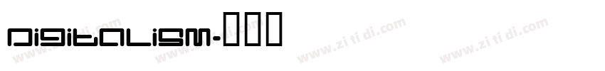 Digitalism字体转换