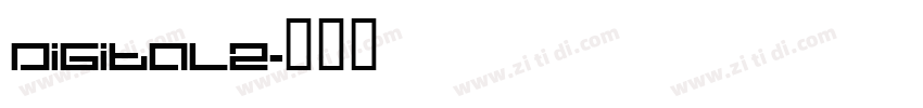 Digital2字体转换