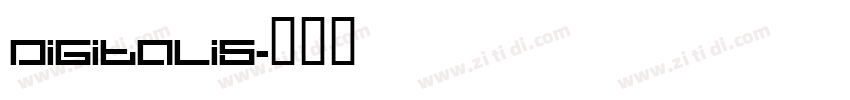 Digitalis字体转换