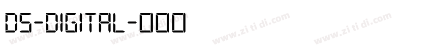 DS-Digital字体转换