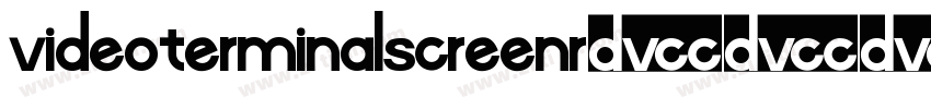 VideoTerminalScreenR字体转换