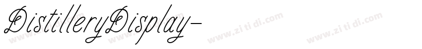 DistilleryDisplay字体转换