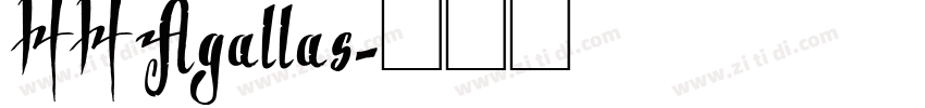 HHAgallas字体转换
