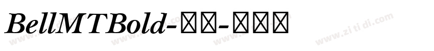 BellMTBold-粗体字体转换