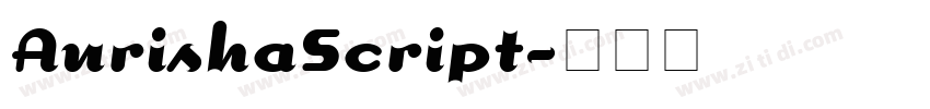 AurishaScript字体转换