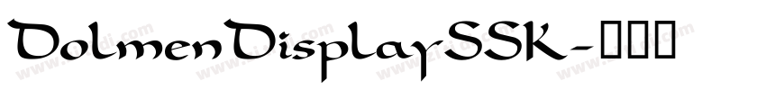 DolmenDisplaySSK字体转换