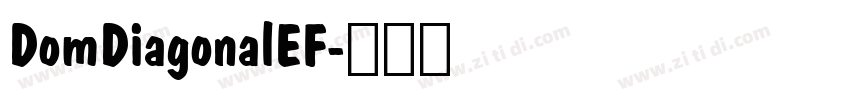 DomDiagonalEF字体转换