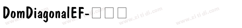 DomDiagonalEF字体转换