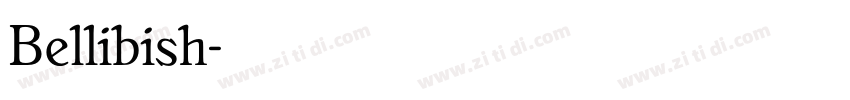 Bellibish字体转换