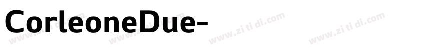 CorleoneDue字体转换