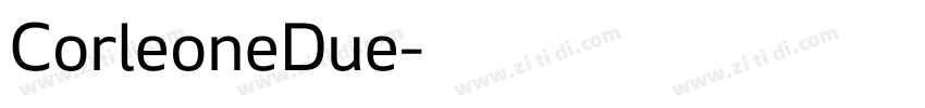 CorleoneDue字体转换