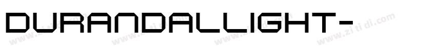 DurandalLight字体转换