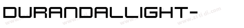 DurandalLight字体转换