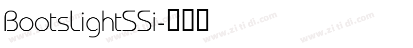 BootsLightSSi字体转换