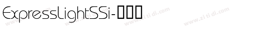 ExpressLightSSi字体转换