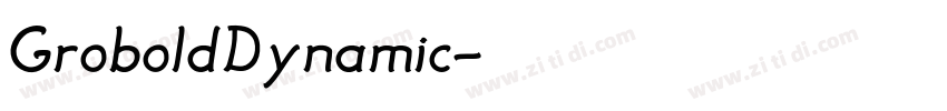 GroboldDynamic字体转换