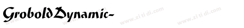 GroboldDynamic字体转换