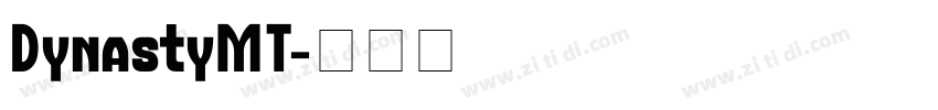 DynastyMT字体转换