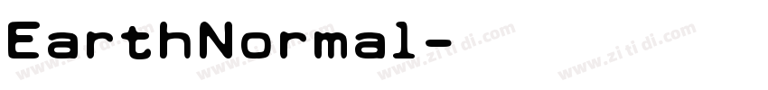 EarthNormal字体转换