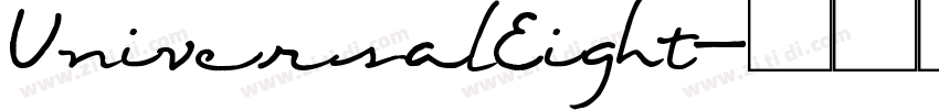 UniversalEight字体转换