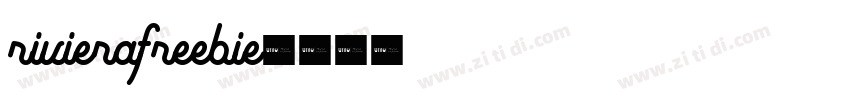 RivieraFreebie字体转换