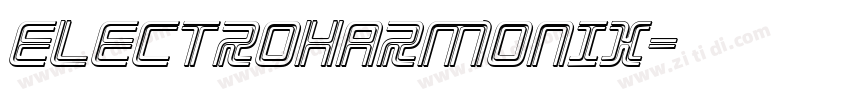 electroharmonix字体转换
