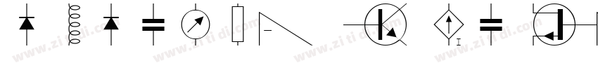 electronicFont字体转换