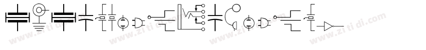 electronicFont字体转换