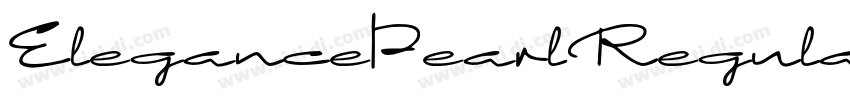 ElegancePearlRegular字体转换