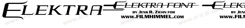 Elektra字体转换