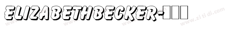 ElizabethBecker字体转换