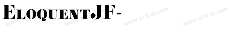 EloquentJF字体转换