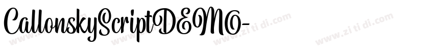 CallonskyScriptDEMO字体转换