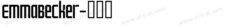 EmmaBecker字体转换