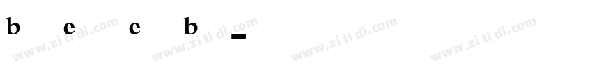 BemboExpertExtraBold字体转换