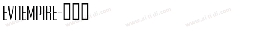 Evi1Empire字体转换
