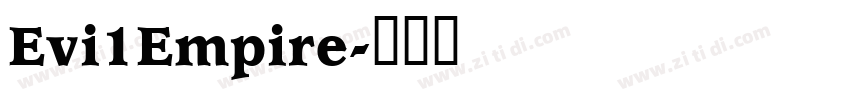 Evi1Empire字体转换