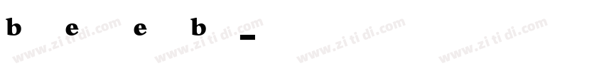 BemboExpertExtraBold字体转换