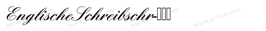 EnglischeSchreibschr字体转换