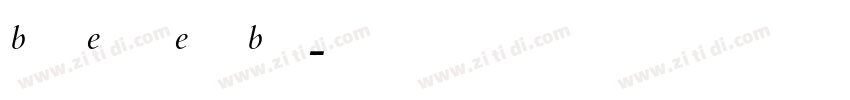BemboExpertExtraBold字体转换