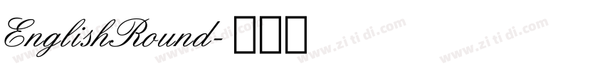 EnglishRound字体转换