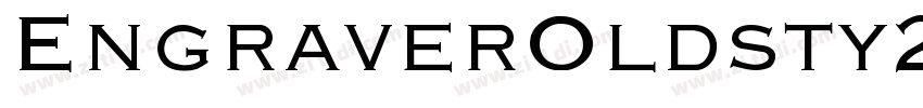 EngraverOldsty205BT字体转换